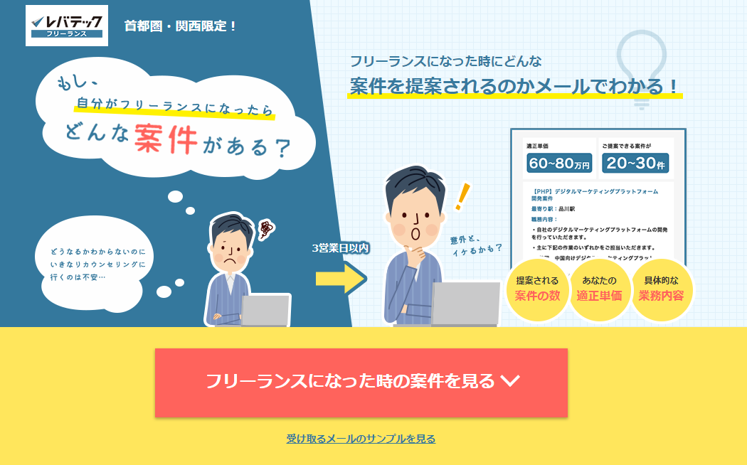 フリーランス案件サンプル